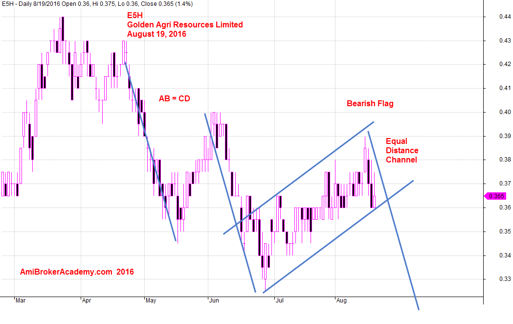 August 19, 2016 Golden Agri Resources Daily Chart